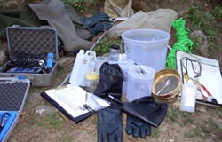 photo of sampling gear